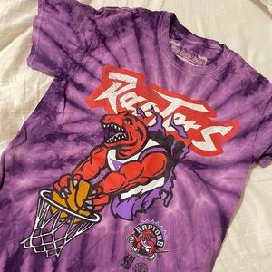 raptors tie dye tshirt size S